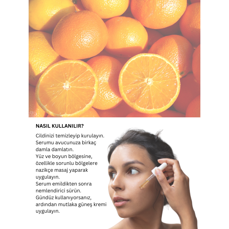 Cildinizi Aydınlatın: The Nuvè %20 Güçlü C Vitamini Serumu ile Parlaklık - The Nuve