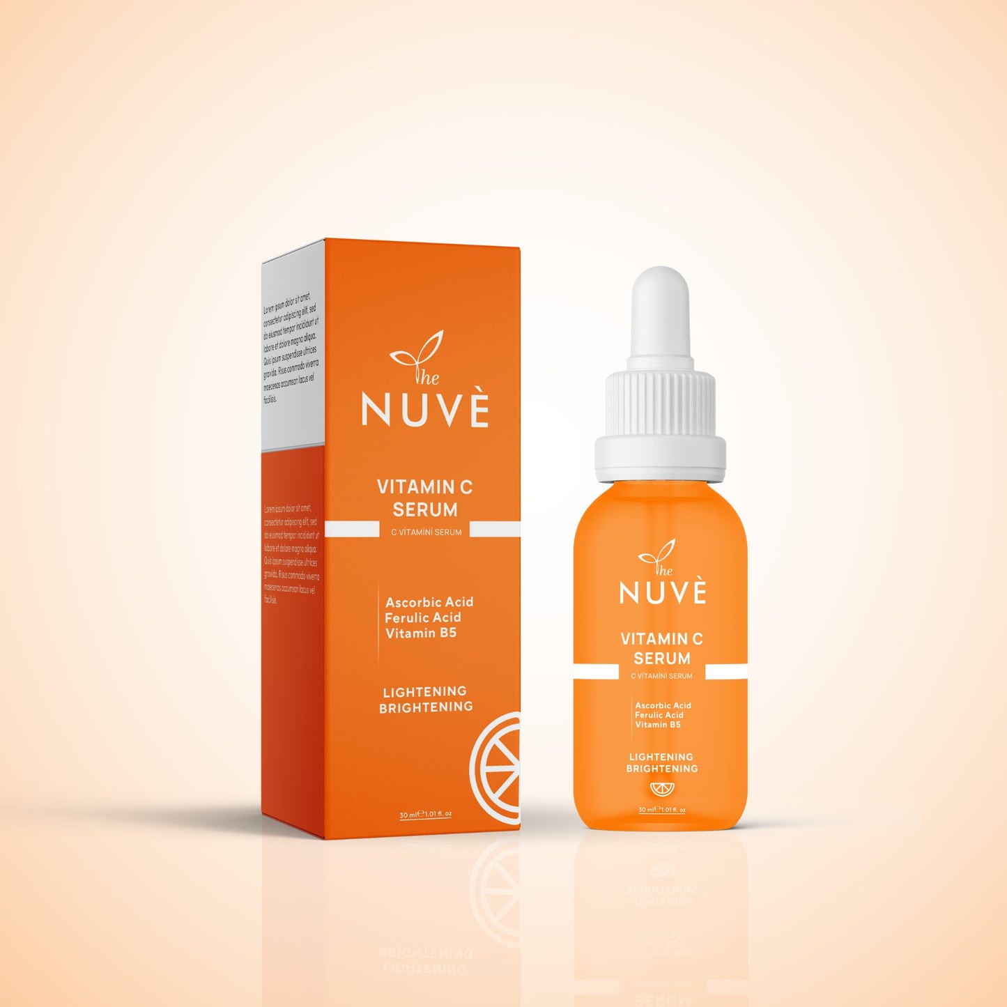 Cildinizi Aydınlatın: The Nuvè %20 Güçlü C Vitamini Serumu ile Parlaklık - The Nuve