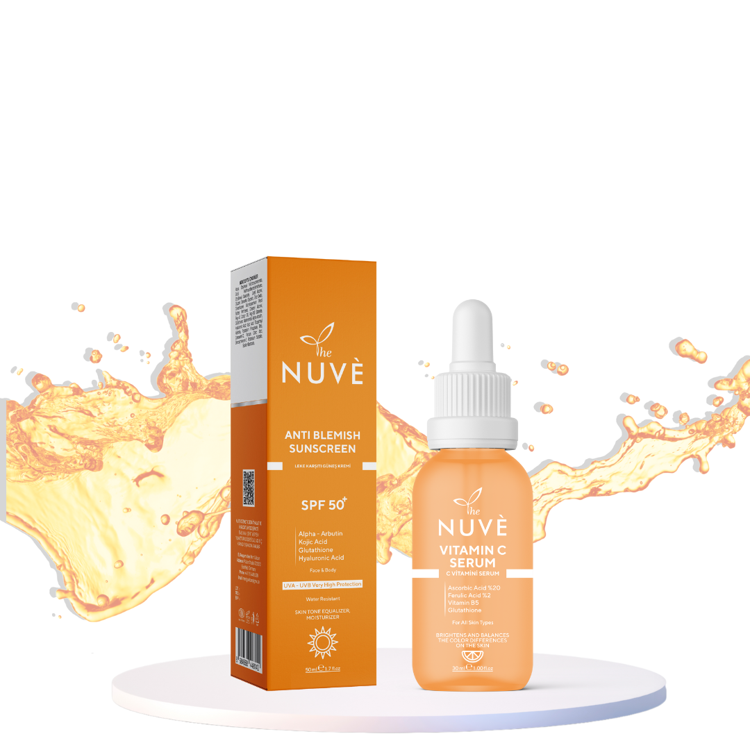 Cildinizi Aydınlatın: The Nuvè %20 Güçlü C Vitamini Serumu ile Parlaklık - The Nuve