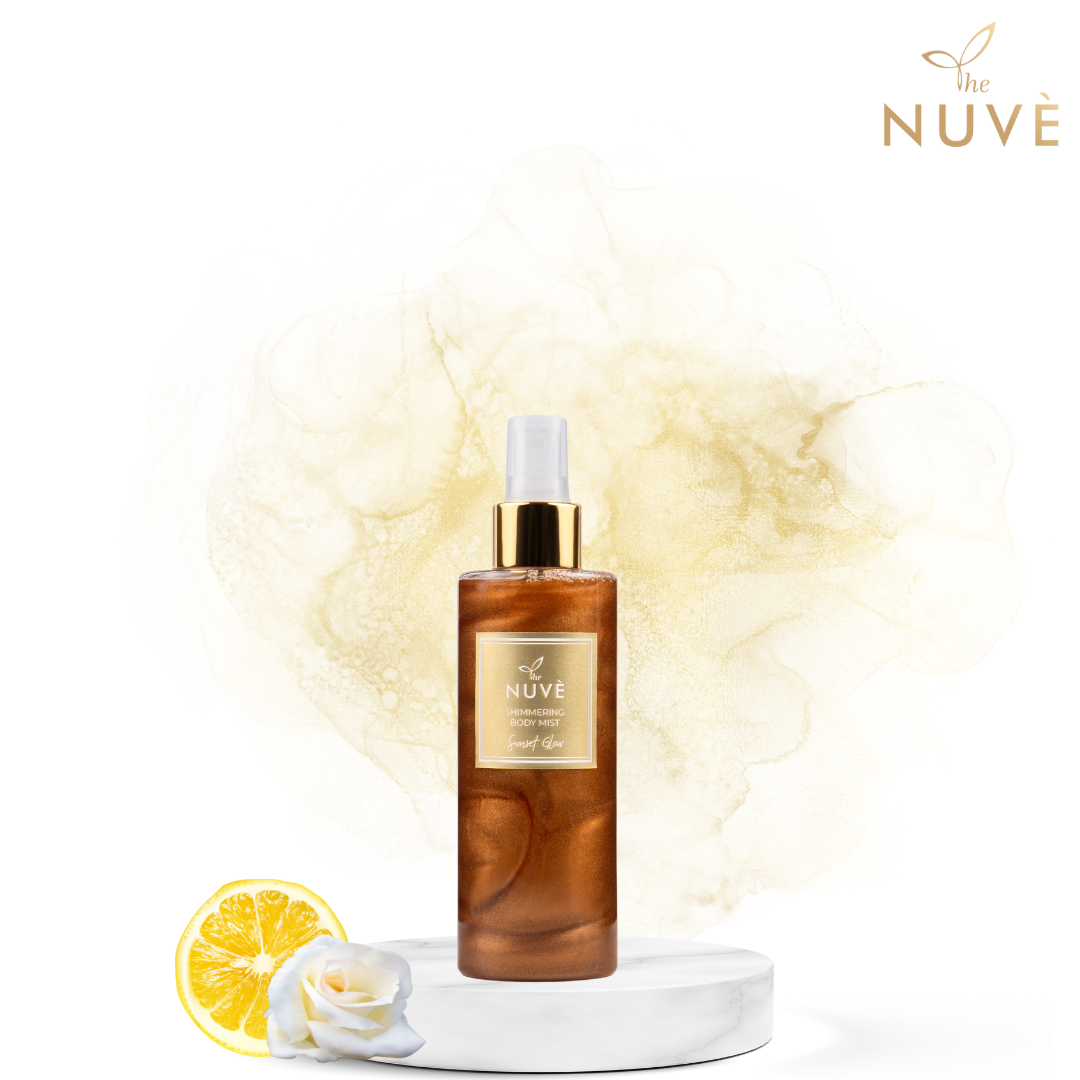THE NUVE Sunset Glow Parlatıcı Vücut Spreyi, 200 ml - The Nuve