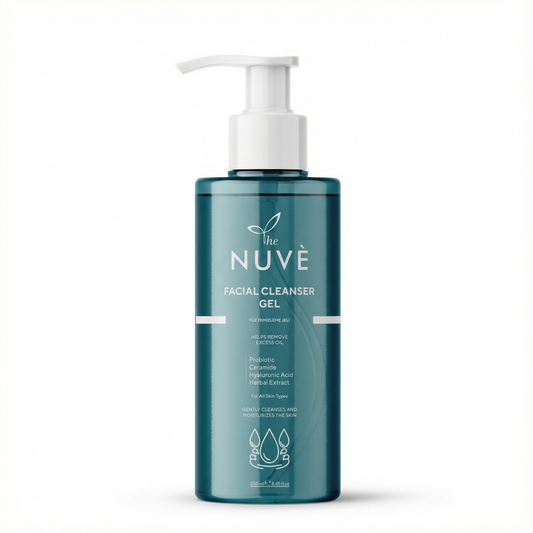 THE NUVE Facial Cleansing Gel - Probiotic, Hyaluronic Acid and Herbal Extracts